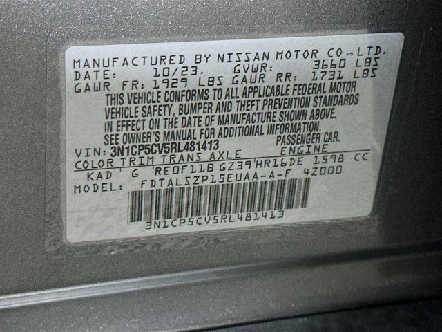 used 2024 Nissan Kicks car, priced at $16,947