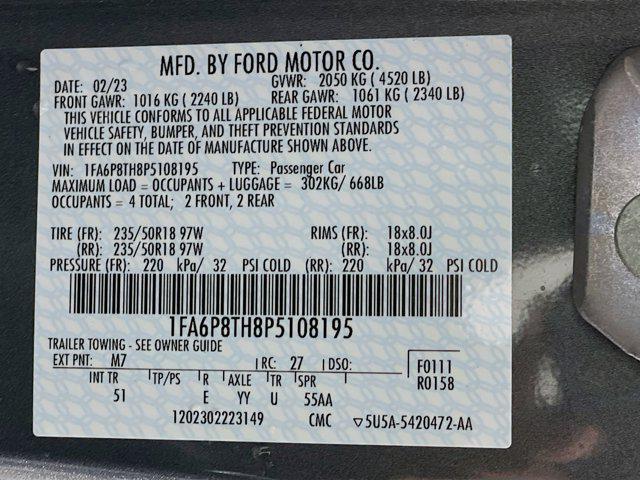 used 2023 Ford Mustang car, priced at $29,189