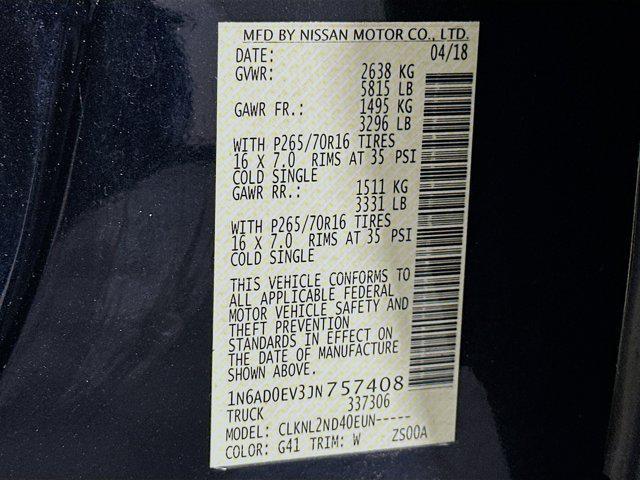 used 2018 Nissan Frontier car, priced at $18,287