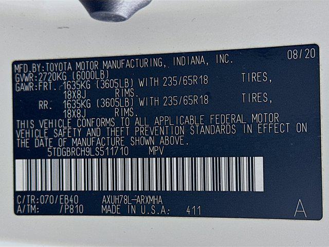 used 2020 Toyota Highlander Hybrid car, priced at $27,987