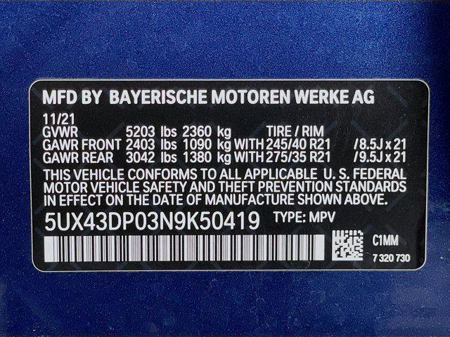 used 2022 BMW X3 car, priced at $28,997