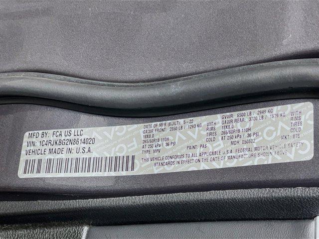 used 2022 Jeep Grand Cherokee L car, priced at $30,697