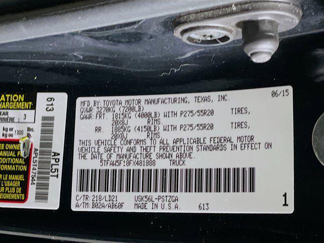 used 2015 Toyota Tundra car, priced at $31,599