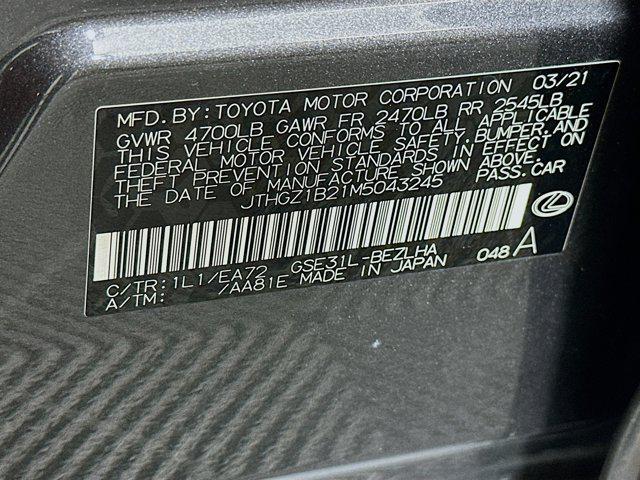 used 2021 Lexus IS 350 car, priced at $30,487