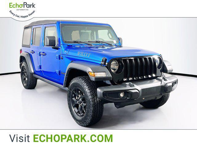 used 2021 Jeep Wrangler Unlimited car, priced at $27,997