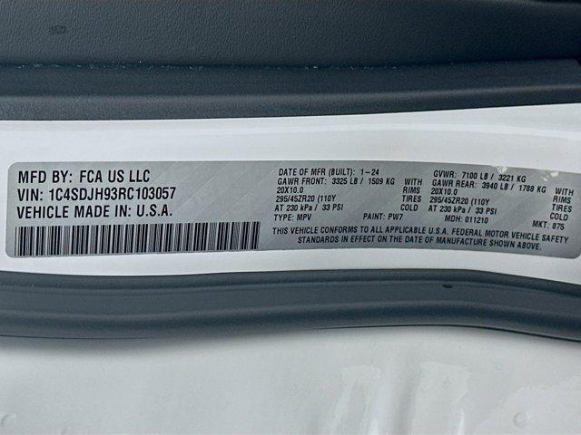 used 2024 Dodge Durango car, priced at $71,897