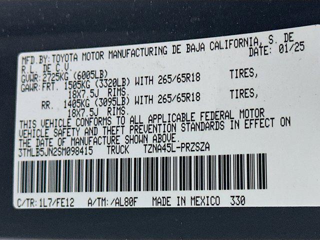 used 2025 Toyota Tacoma car, priced at $35,987