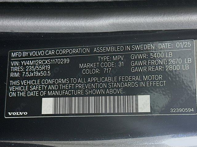 used 2025 Volvo XC60 car, priced at $34,487