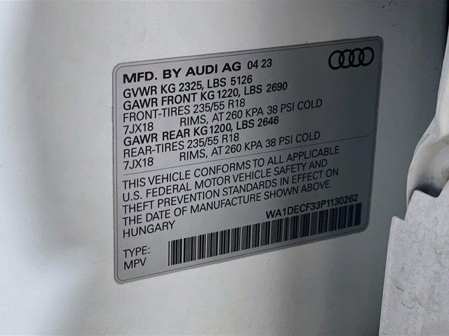 used 2023 Audi Q3 car, priced at $25,389