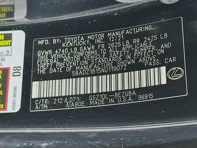 used 2022 Lexus ES 350 car, priced at $32,996