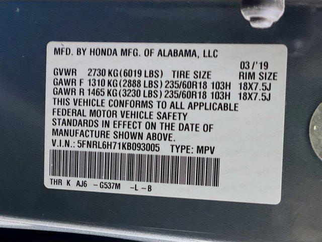 used 2019 Honda Odyssey car, priced at $22,999