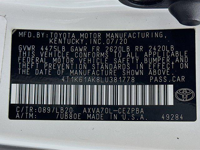 used 2020 Toyota Camry car, priced at $23,487
