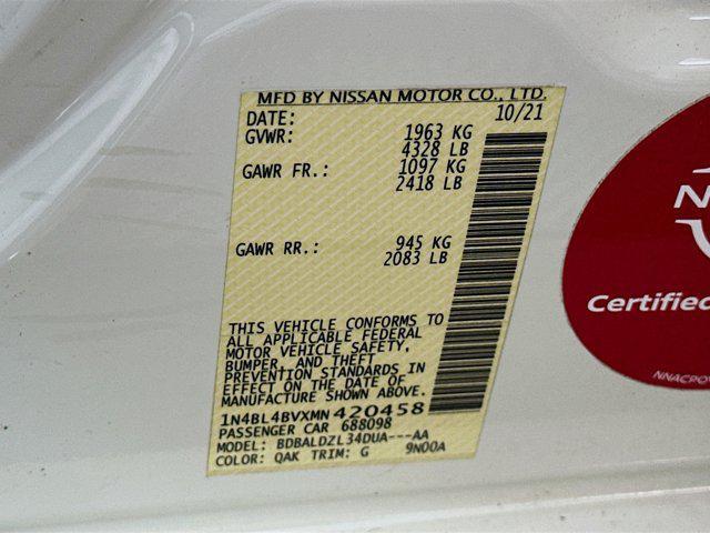 used 2021 Nissan Altima car, priced at $15,496