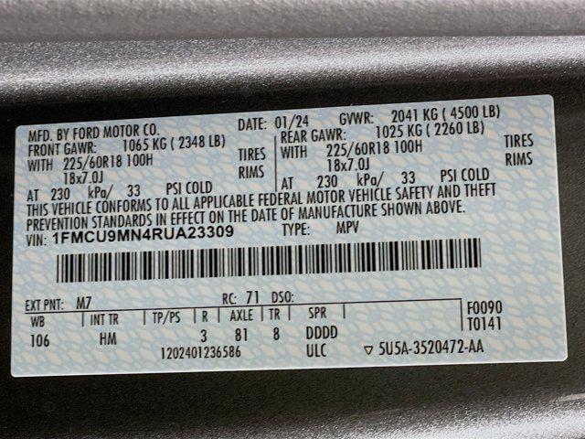 used 2024 Ford Escape car, priced at $20,747