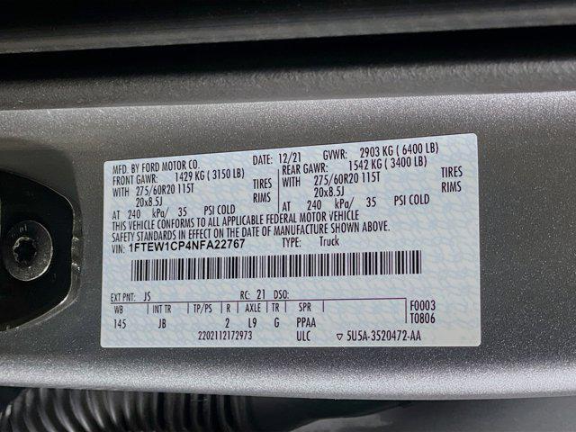 used 2022 Ford F-150 car, priced at $31,897