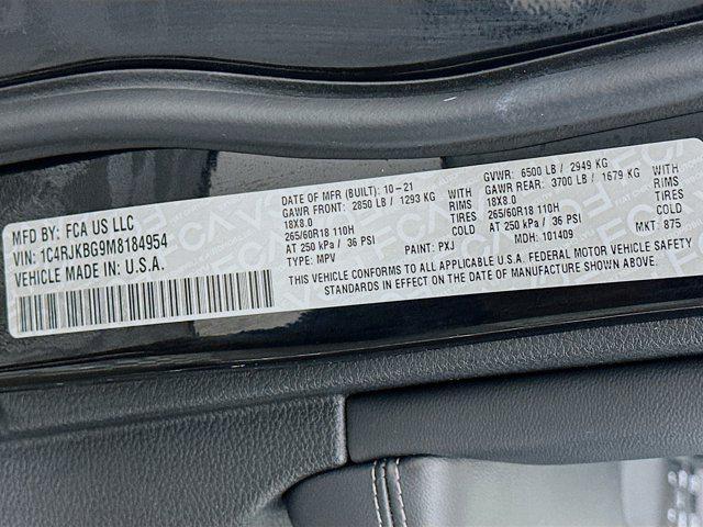 used 2021 Jeep Grand Cherokee L car, priced at $26,987