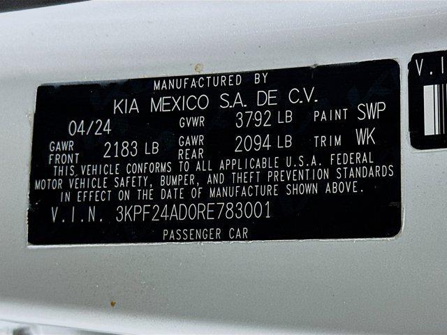 used 2024 Kia Forte car, priced at $16,497