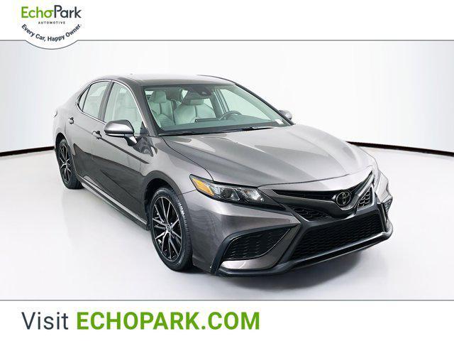 used 2021 Toyota Camry car, priced at $23,397