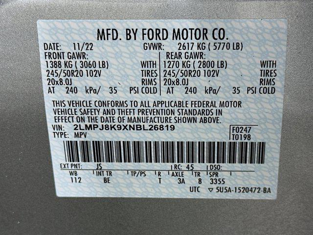 used 2022 Lincoln Nautilus car, priced at $29,487