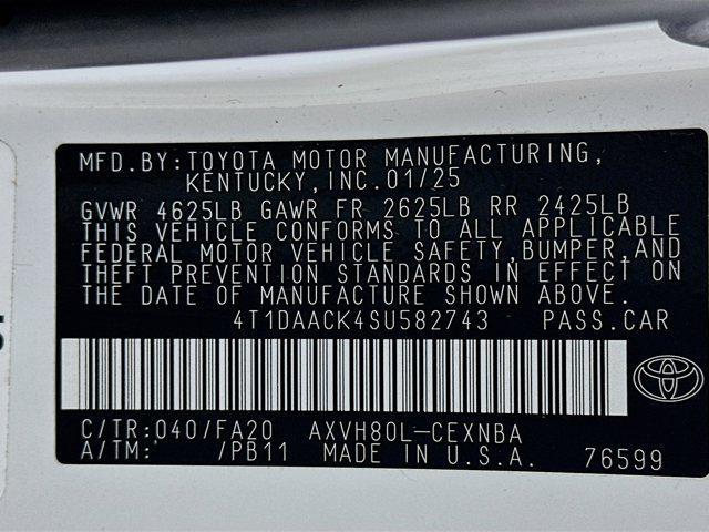 used 2025 Toyota Camry car, priced at $24,487