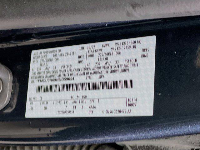 used 2022 Ford Escape car, priced at $21,997