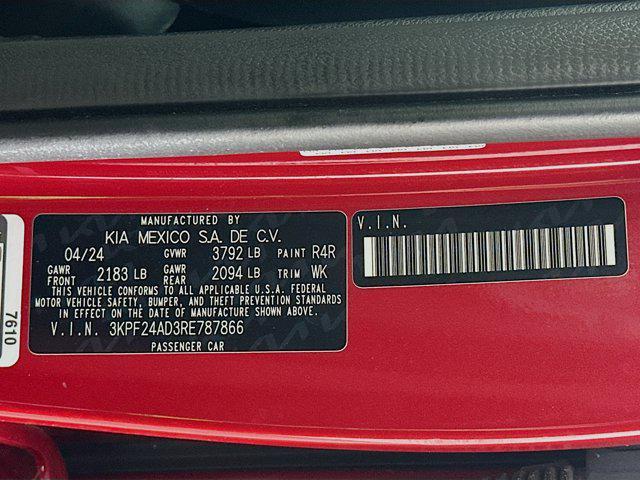 used 2024 Kia Forte car, priced at $15,487