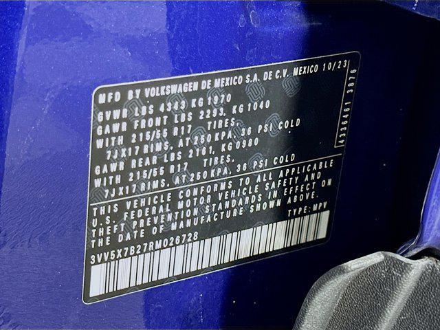 used 2024 Volkswagen Taos car, priced at $17,587