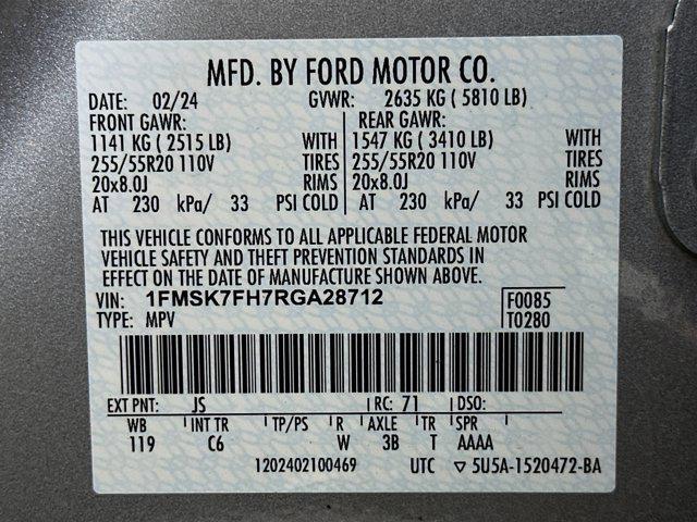 used 2024 Ford Explorer car, priced at $27,987