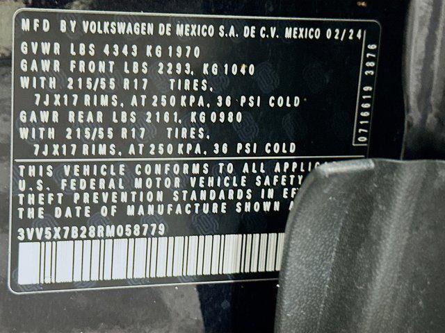 used 2024 Volkswagen Taos car, priced at $17,687