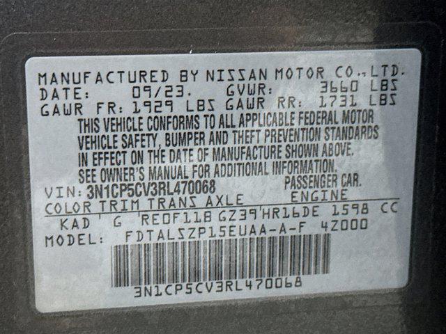 used 2024 Nissan Kicks car, priced at $15,896