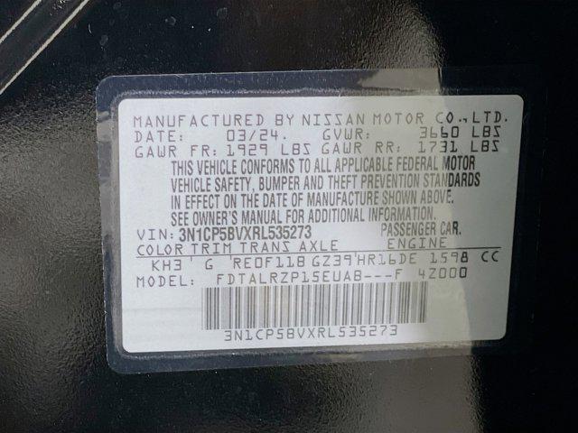 used 2024 Nissan Kicks car, priced at $18,997