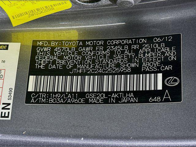 used 2012 Lexus IS 250C car, priced at $11,996