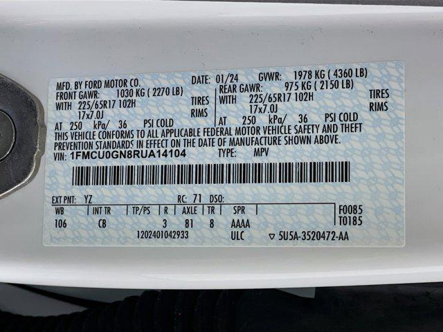 used 2024 Ford Escape car, priced at $20,297