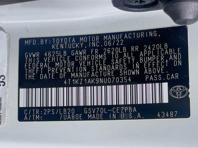 used 2022 Toyota Camry car, priced at $29,397
