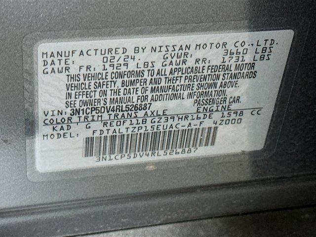 used 2024 Nissan Kicks car, priced at $18,287