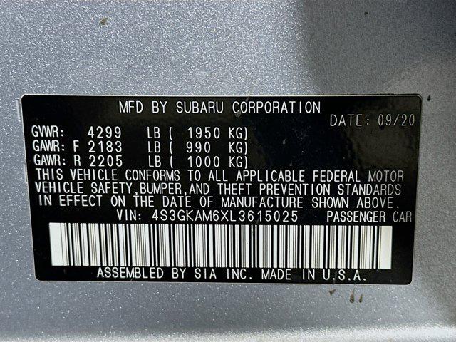 used 2020 Subaru Impreza car, priced at $19,599