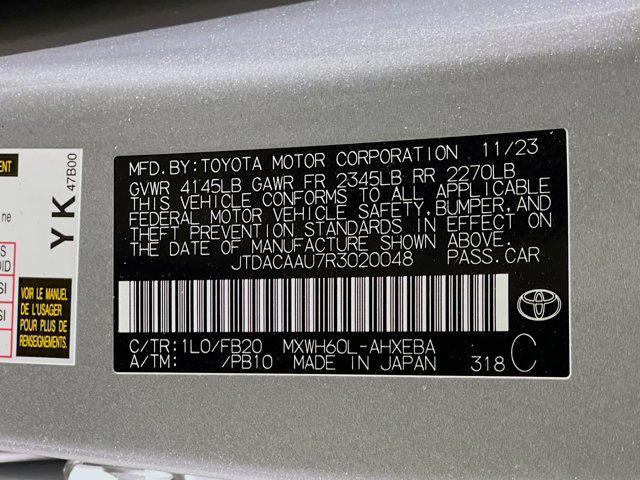 used 2024 Toyota Prius car, priced at $26,239