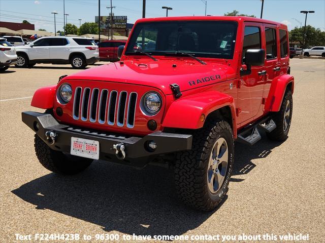 used 2017 Jeep Wrangler Unlimited car, priced at $27,513