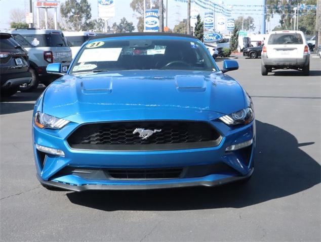 used 2021 Ford Mustang car, priced at $17,988