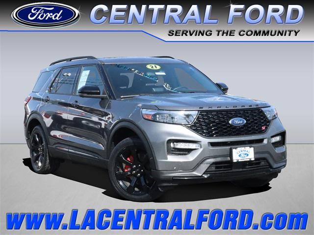 used 2021 Ford Explorer car, priced at $37,602