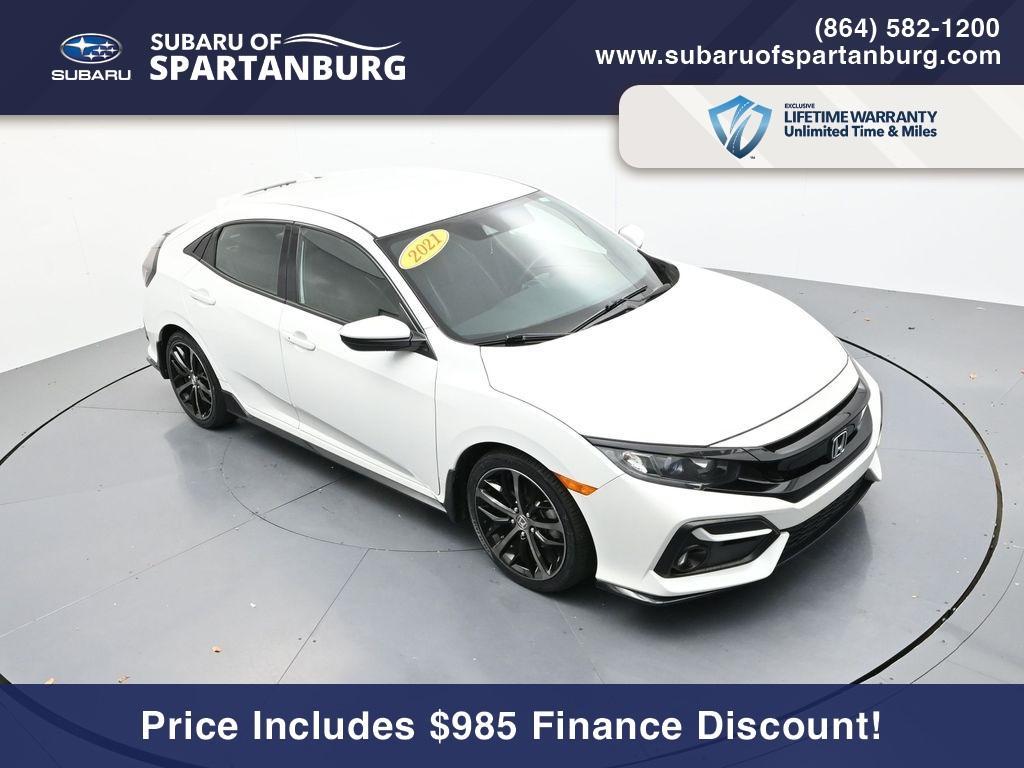 used 2021 Honda Civic car, priced at $22,648