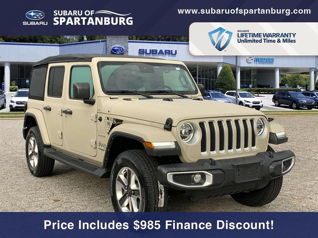 used 2022 Jeep Wrangler Unlimited car, priced at $33,998