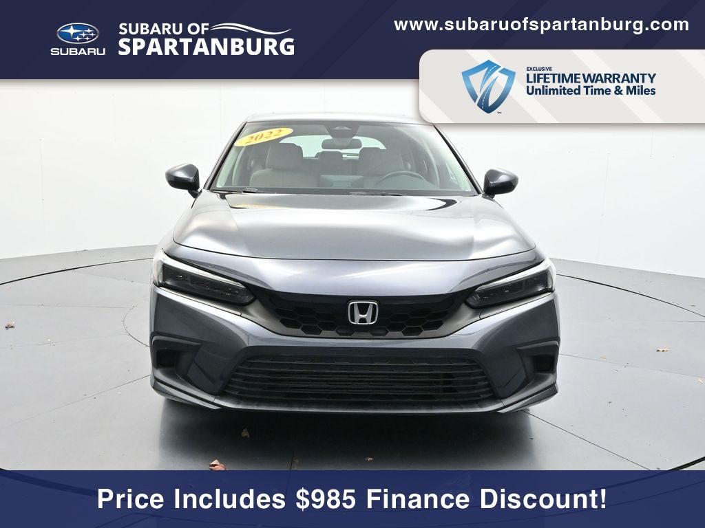 used 2022 Honda Civic car, priced at $25,188