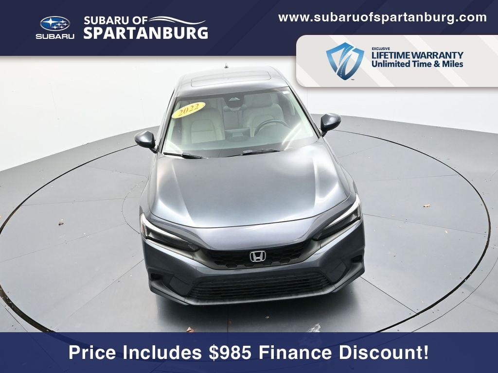 used 2022 Honda Civic car, priced at $25,188