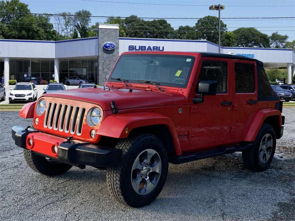 used 2016 Jeep Wrangler Unlimited car, priced at $21,478