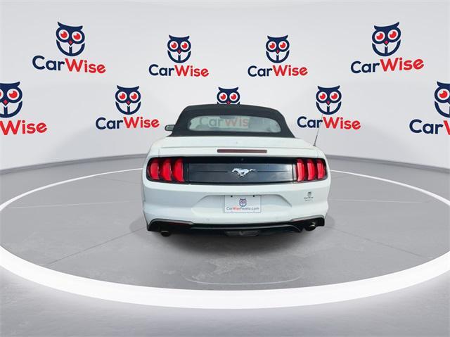 used 2020 Ford Mustang car, priced at $21,500