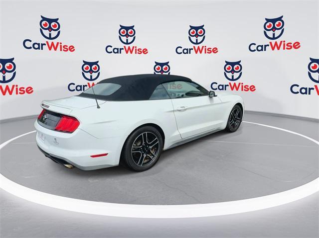 used 2020 Ford Mustang car, priced at $21,500