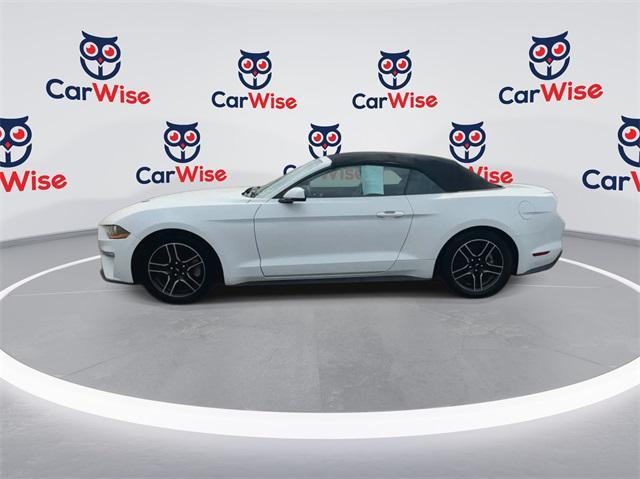 used 2020 Ford Mustang car, priced at $21,500