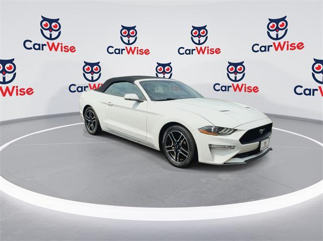 used 2020 Ford Mustang car, priced at $21,500