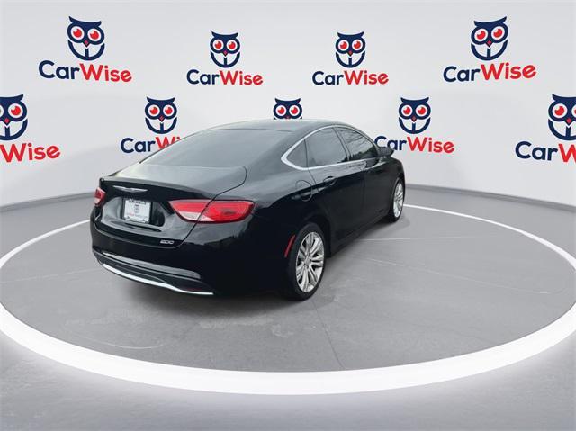 used 2016 Chrysler 200 car, priced at $13,600